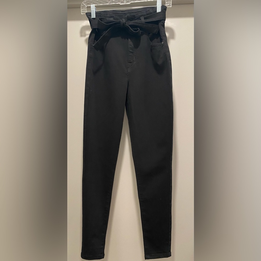 Almost Famous Tilly’s Black High Waisted Bootcut Skinny Pants - Size 5